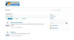 Desktop Screenshot of feedback.simpletracking.com